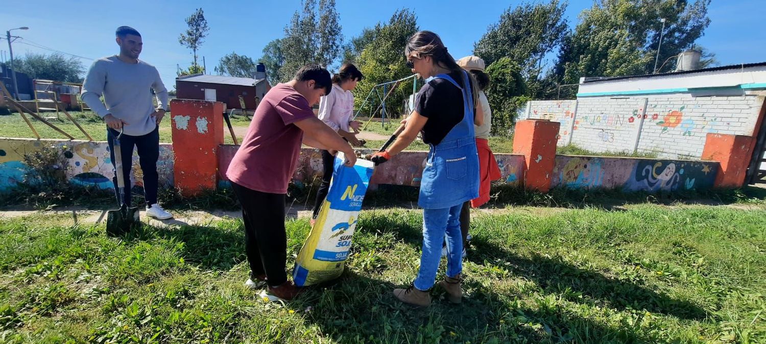 Chaves: inició el proyecto sociocomunitario “Activamente verde”