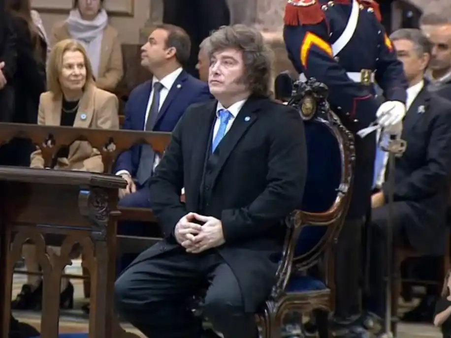 El Presidente en el Tedeum