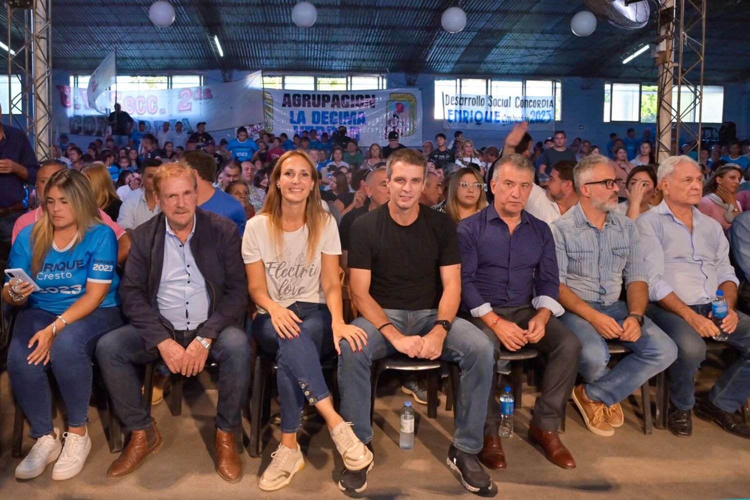 Acompañado por Urribarri y Solanas, Cresto recordó el triunfo de su abuelo como gobernador