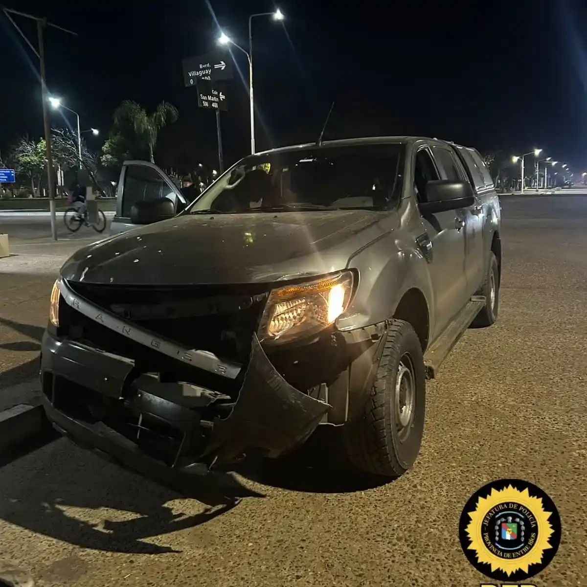 Choque entre un camión y una camioneta en San Salvador: no hubo personas lesionadas