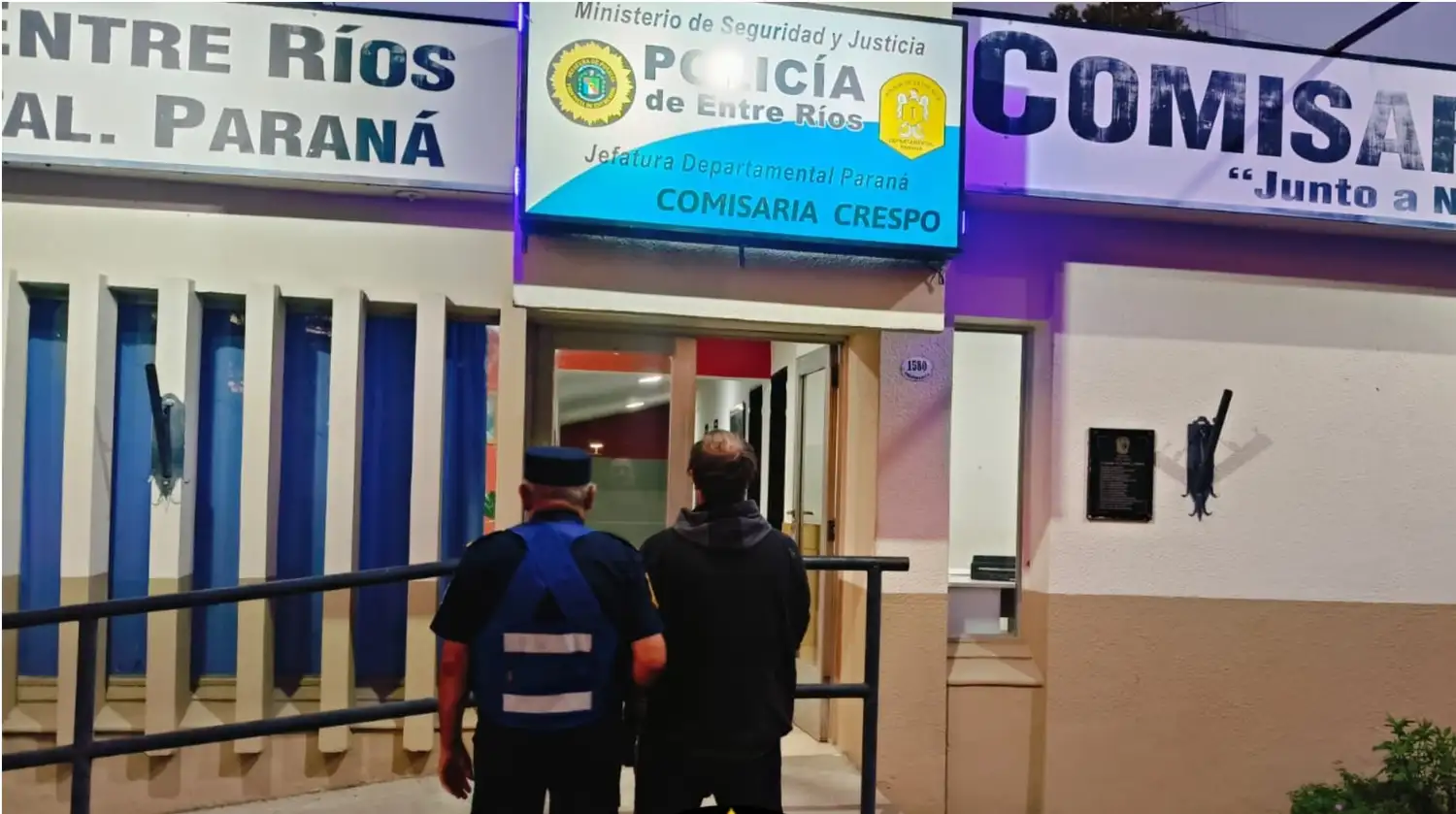 Crespo: detuvieron a un hombre por violencia de género y demoraron a un menor por intento de robo