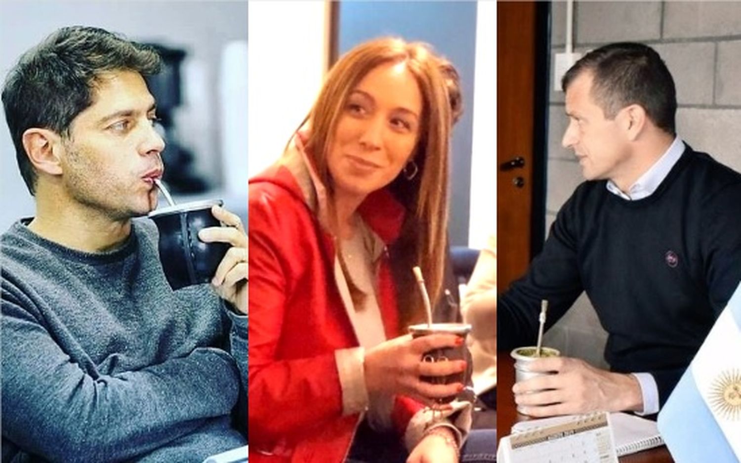 Los candidatos de la Provincia eligieron el mate como principal aliado de campaña