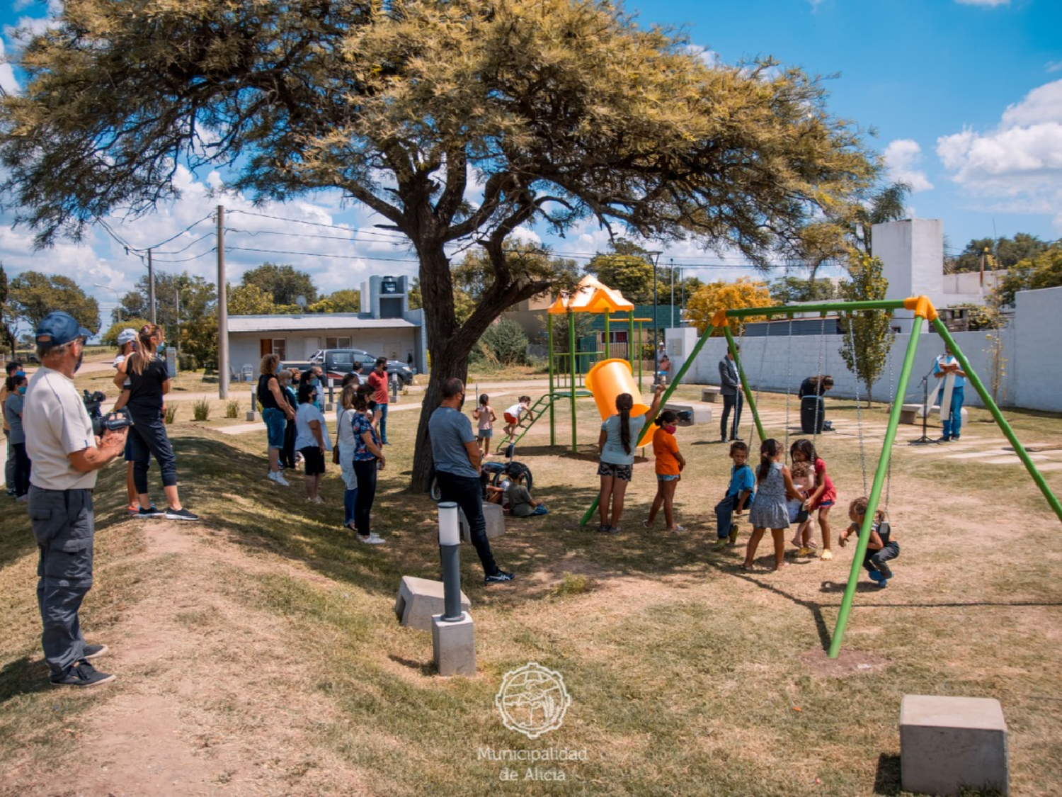 Inauguraron la “Plazoleta  de los Niños” en Alicia 