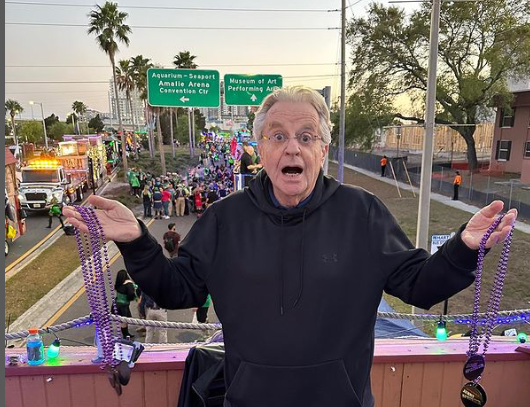 Hasta hace poco, Jerry Springer ofrecía conferencias. Foto Instagram