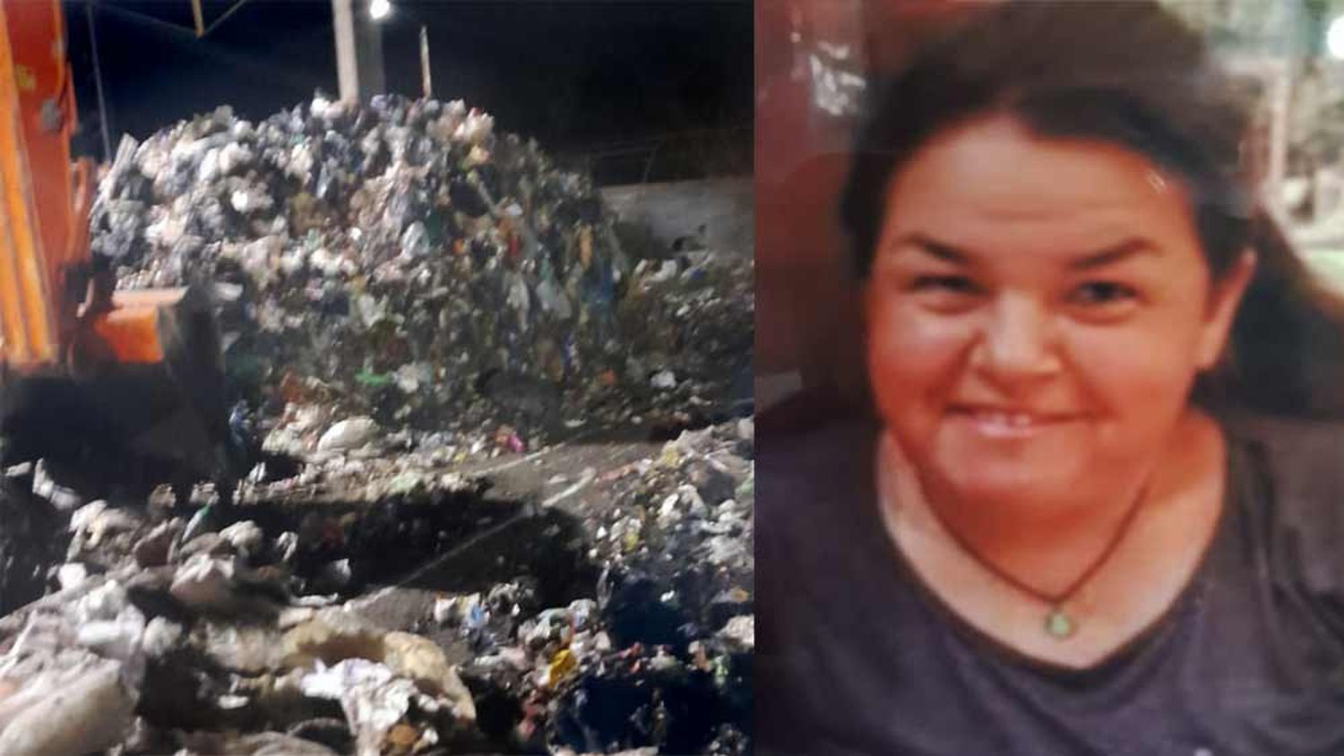 Patricia González murió tras quedar atrapada en una montaña de basura. Foto: InfoCañuelas
