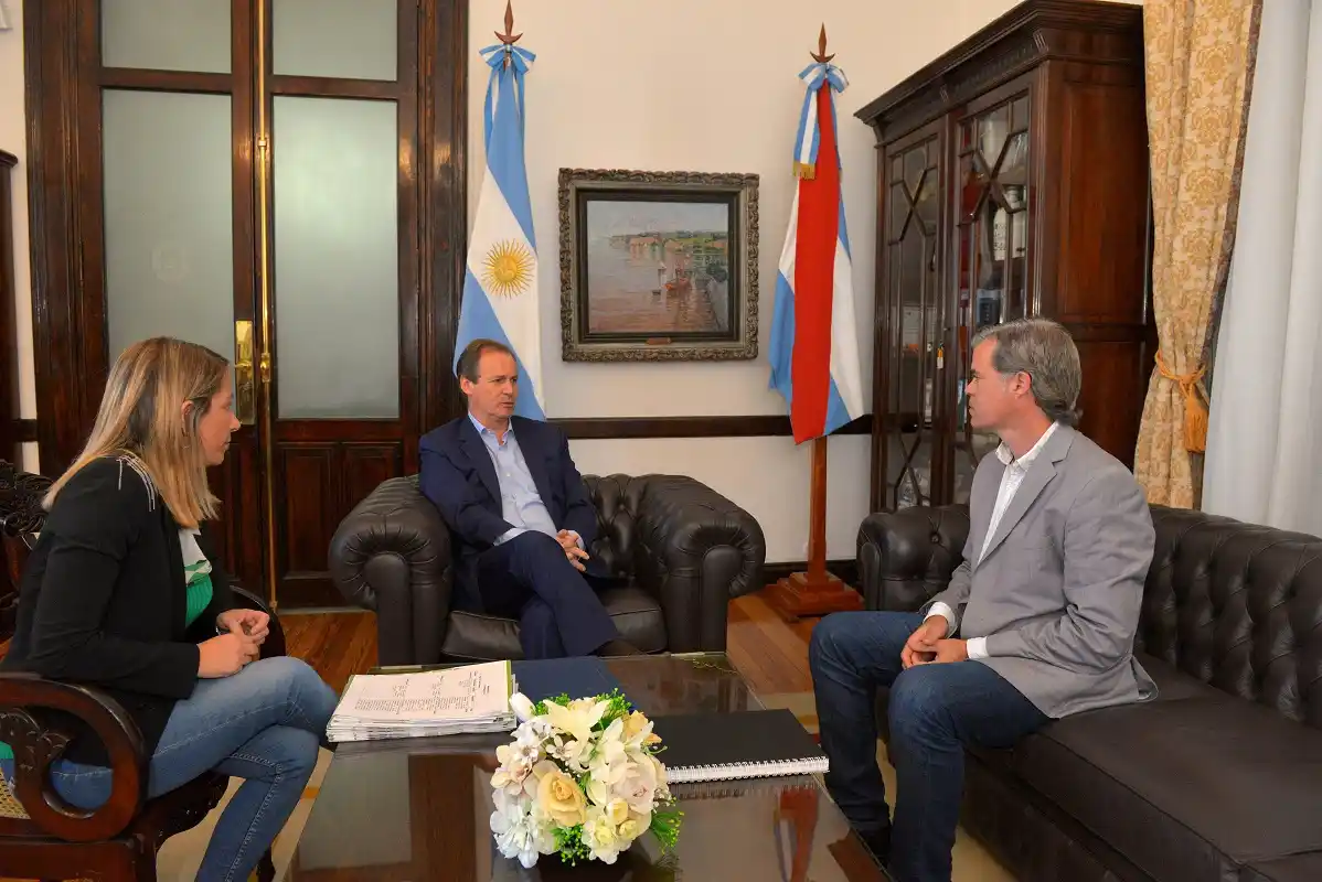 Hospital, Colegio y Casa Fray Mocho: Bordet y Piaggio analizaron el estado de obras 