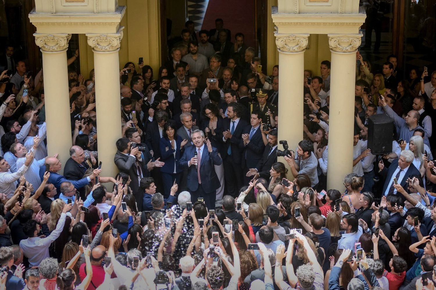 La navidad del Presidente Fernández: "Brindo por todos, primero por los que están mal, para que dejen de estarlo"