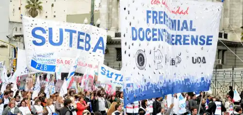 Se reaviva el conflicto docente: Gremios anticipan marchas y protestas para la semana que viene