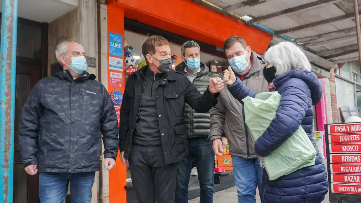 Santilli en Mar del Plata y Miramar: "vamos a estar juntos con Manes trabajando para transformar la provincia"