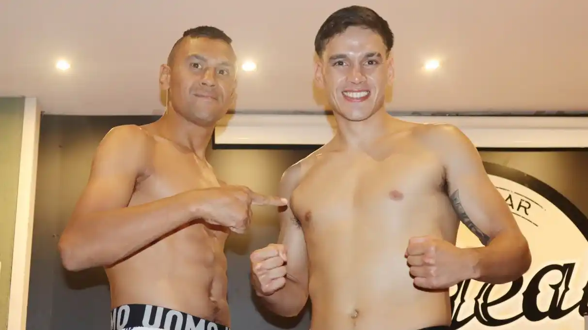 Luego del pesaje oficial, se viene la pelea entre “Chucky” Roldán y “El Gaucho” Ulibarre