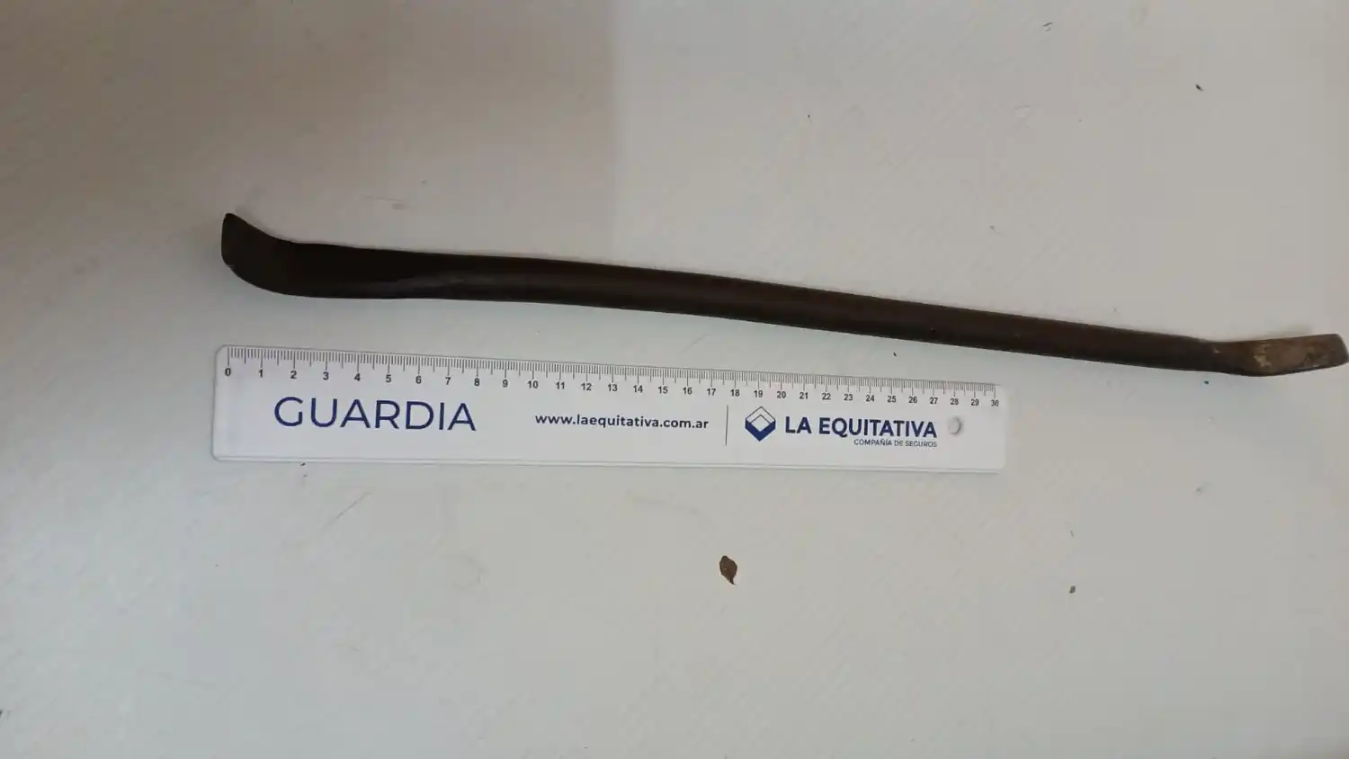 La barreta fue secuestrada