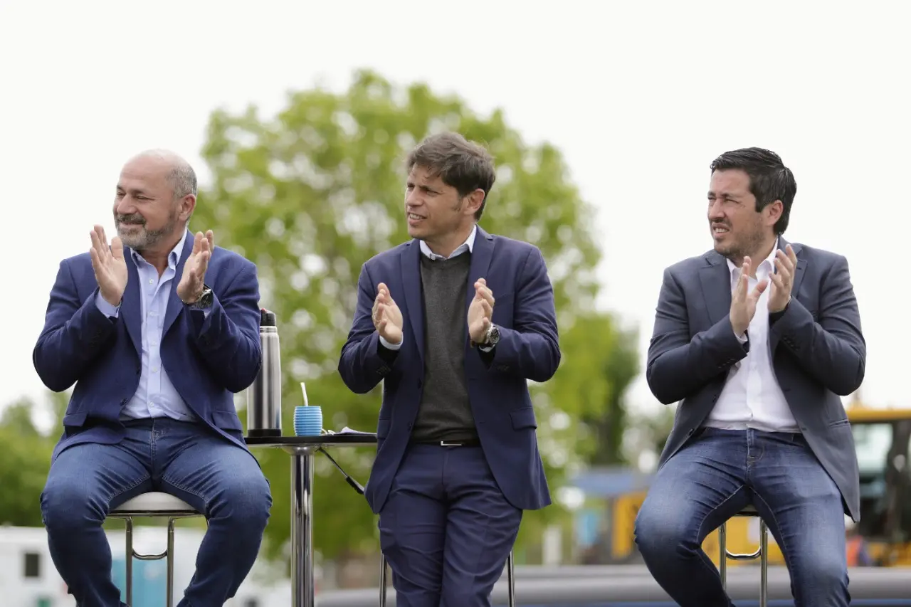 Kicillof estuvo presente en el inicio de obras de planta potabilizadora que mejorará el servicio en La Plata, Berisso y Ensenada
