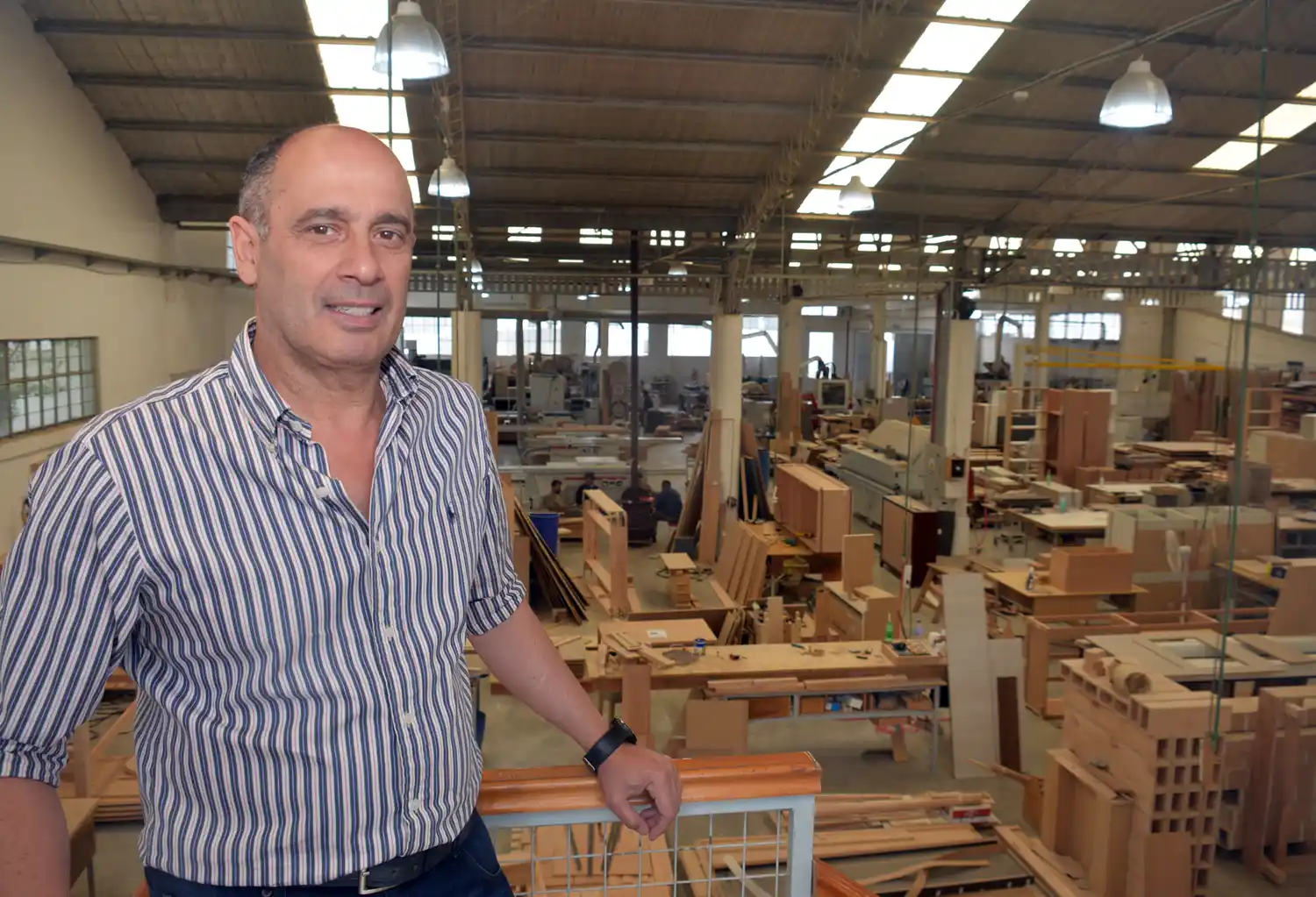 Alejandro Ruggeri, titular de Deco News que en poco tiempo más tendrá una segunda planta de producción.