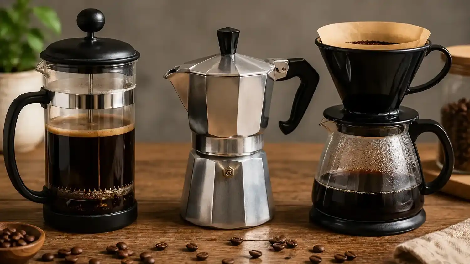 Entre los métodos más populares aparecen la prensa francesa, la cafetera italiana y el sistema de filtro.