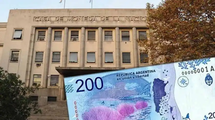 Se extraviaron 20 planchas de papel para hacer billetes de $200