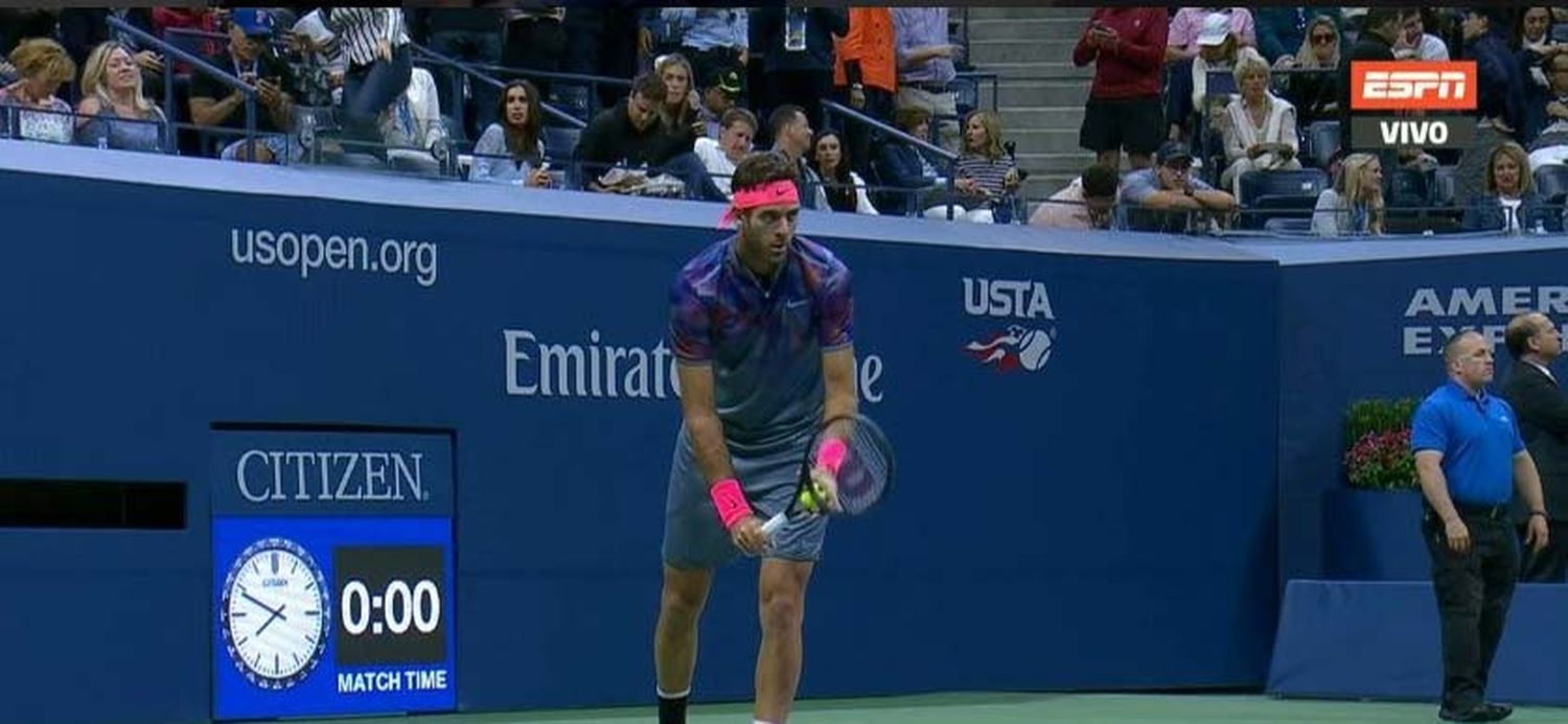 Del Potro no pudo con un Nadal imparable