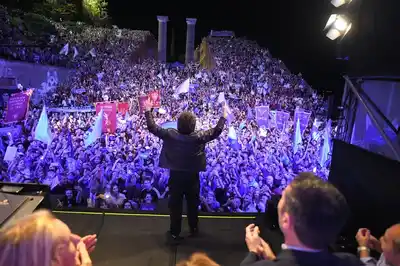 Javier Milei en Rosario.