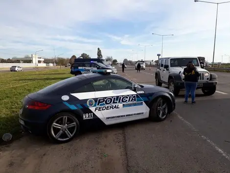 Operativo de la Policía Federal con autos de alta gama secuestrados al narcotráfico