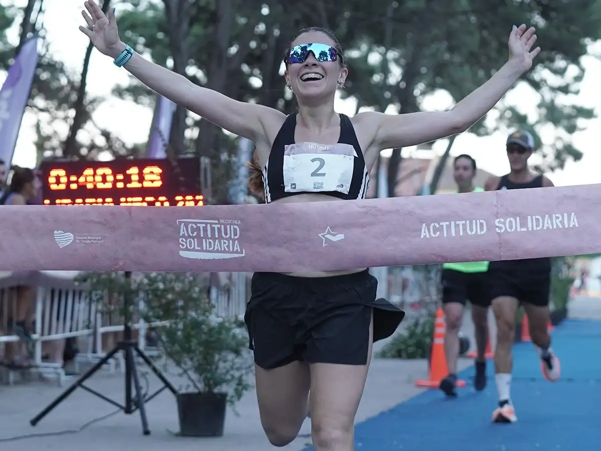 Felicidad. De Verina Vezzi, la gran ganadora de los 10K de Actitud Solidaria