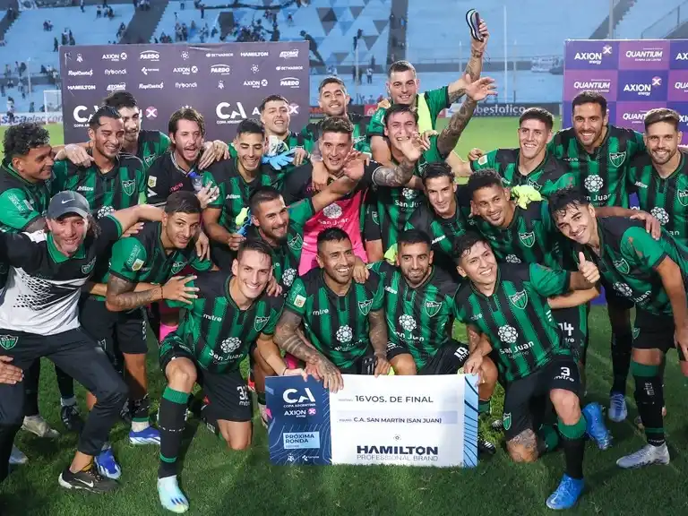 Por penales, el Santo sanjuanino venció al Lobo jujeño.Foto: Copa Argentina