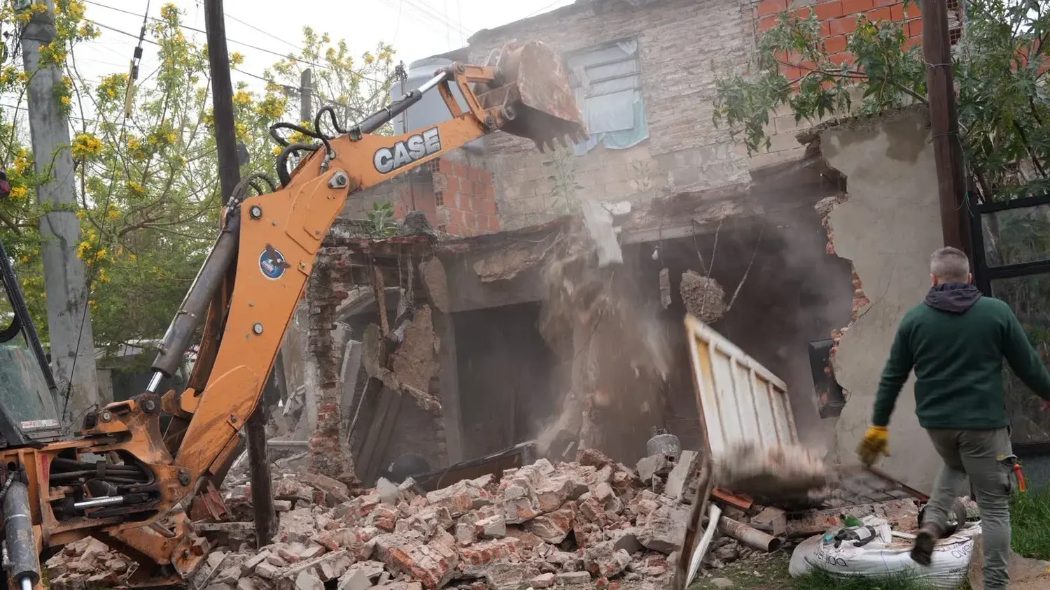 Derribaron otros dos búnkeres en Rosario y ya son 149 las intervenciones en Santa Fe