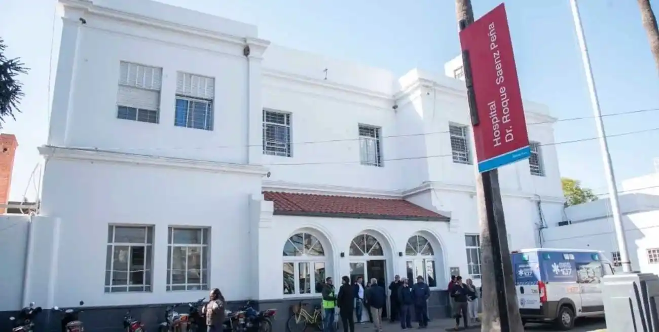 El hospital Roque Sáenz Peña recibió a tres heridos.