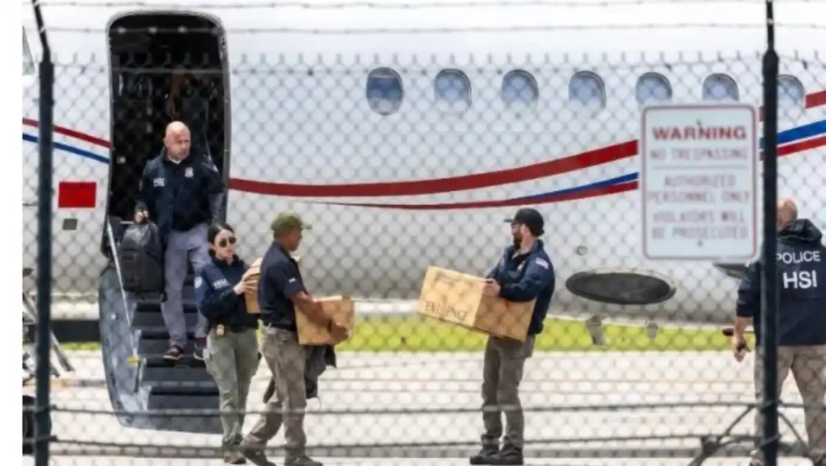 Departamento de Justicia de EE.UU. pide confiscación definitiva de avión venezolano incautado en 2024