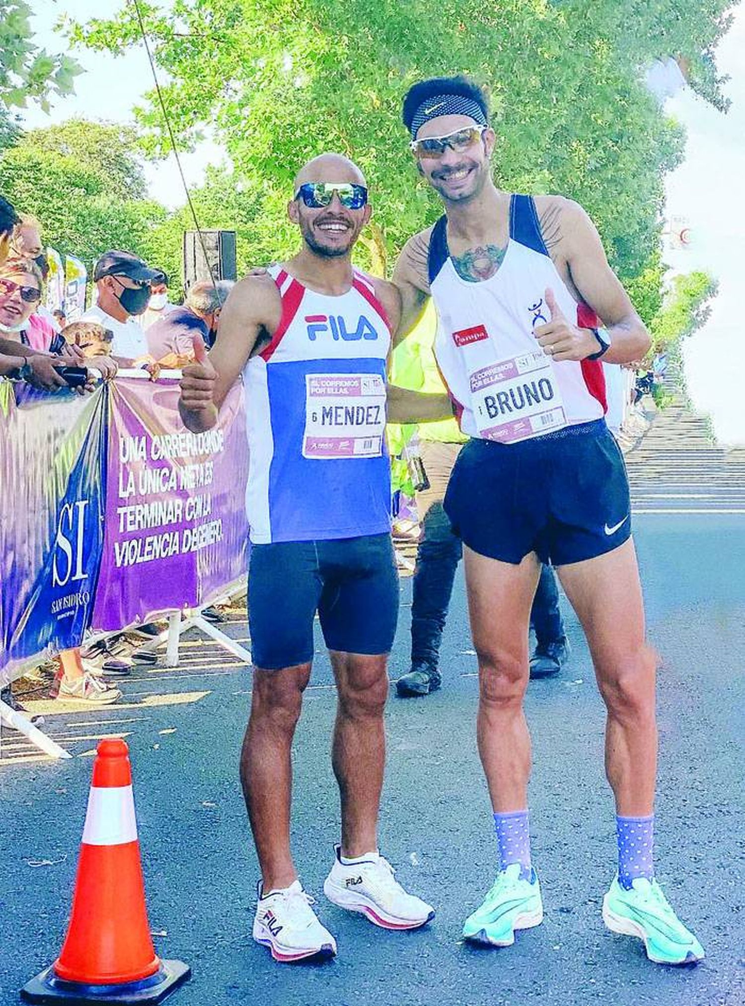 Federico Bruno y Martín  Méndez campeón y subcampeón en el Nacional de 10k