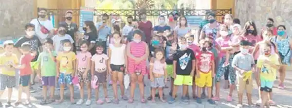 Viaje recreativo de los chicos de Charruarte  a las termas del Perilago