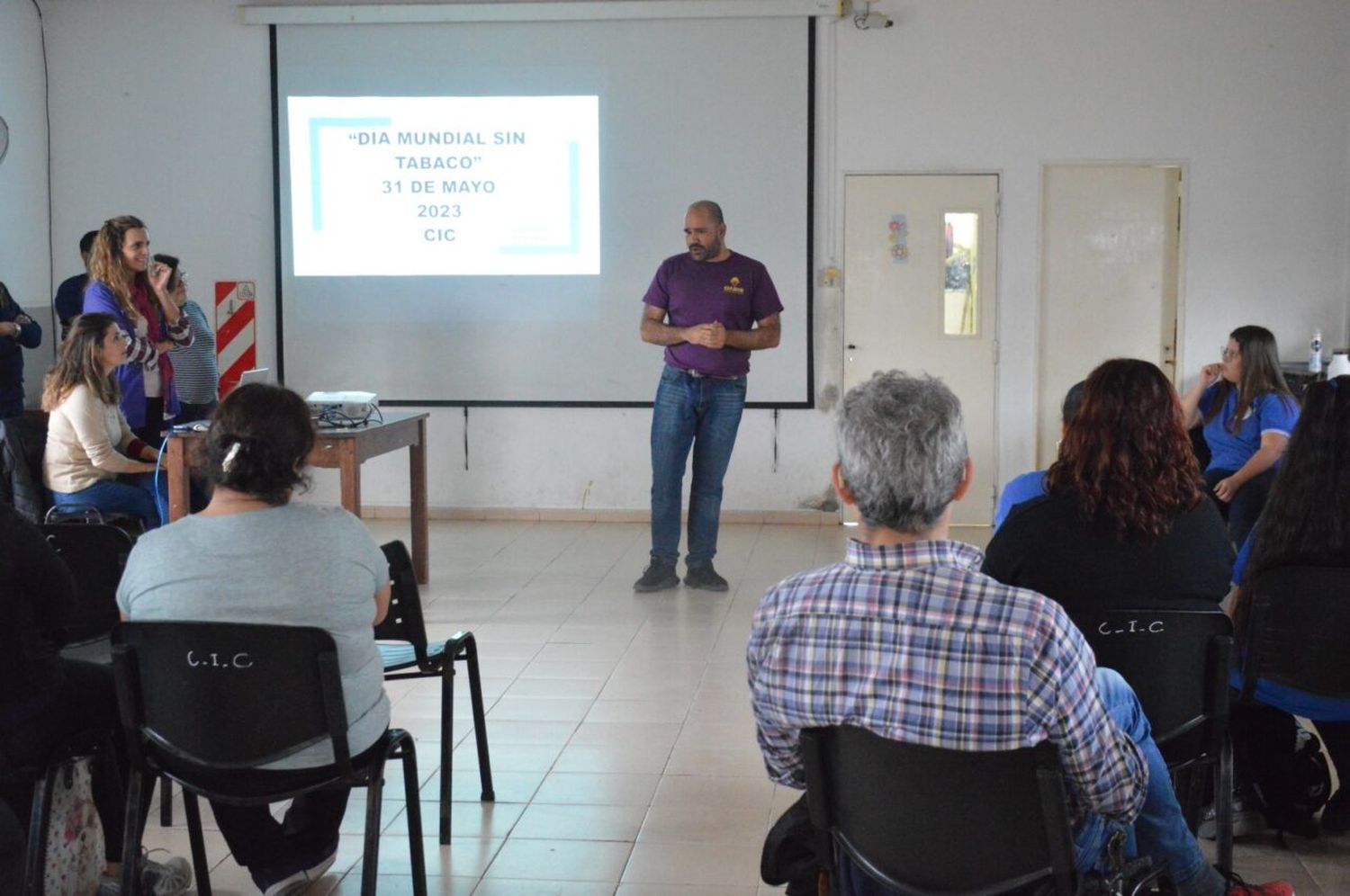 Jornada de concientización en el CIC en el Día mundial sin tabaco