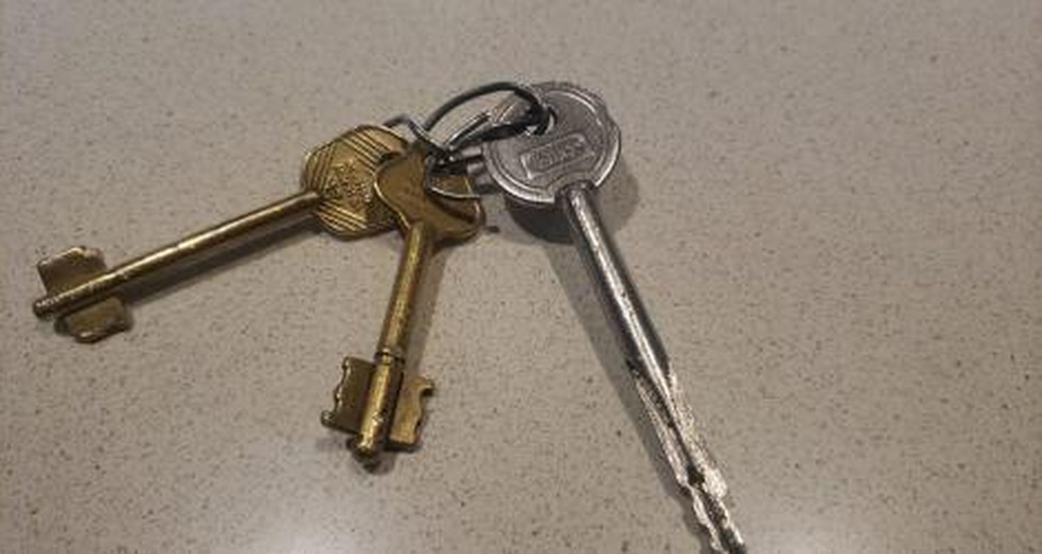 Llaves encontradas en la vía pública