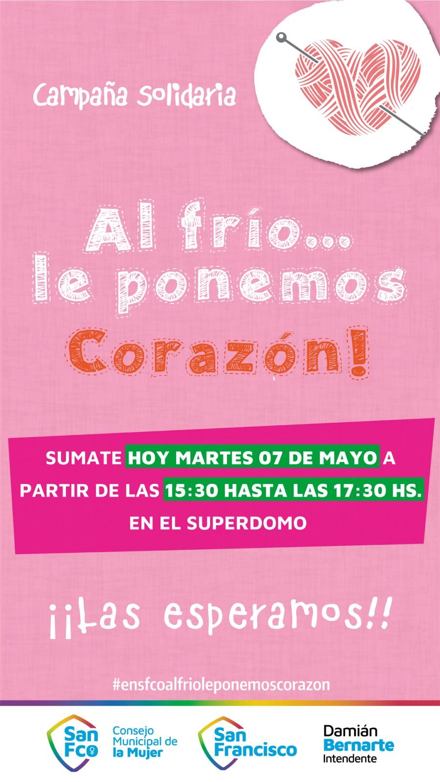 Comienza una nueva edición solidaria del tejido