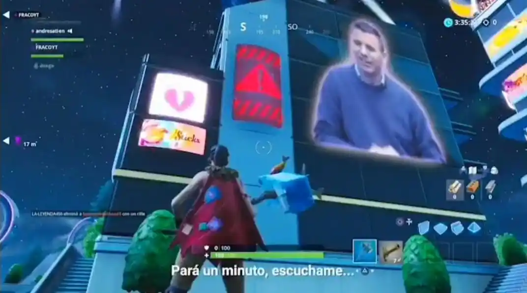 Insólito: Un candidato de La Plata se metió en el Fortnite para captar el voto joven