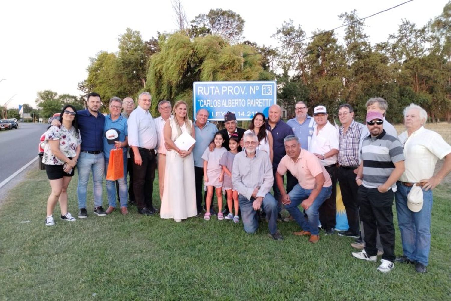 Ya es oficial: un tramo de la RP13 lleva el nombro del histórico "Carlos Alberto Pairetti"