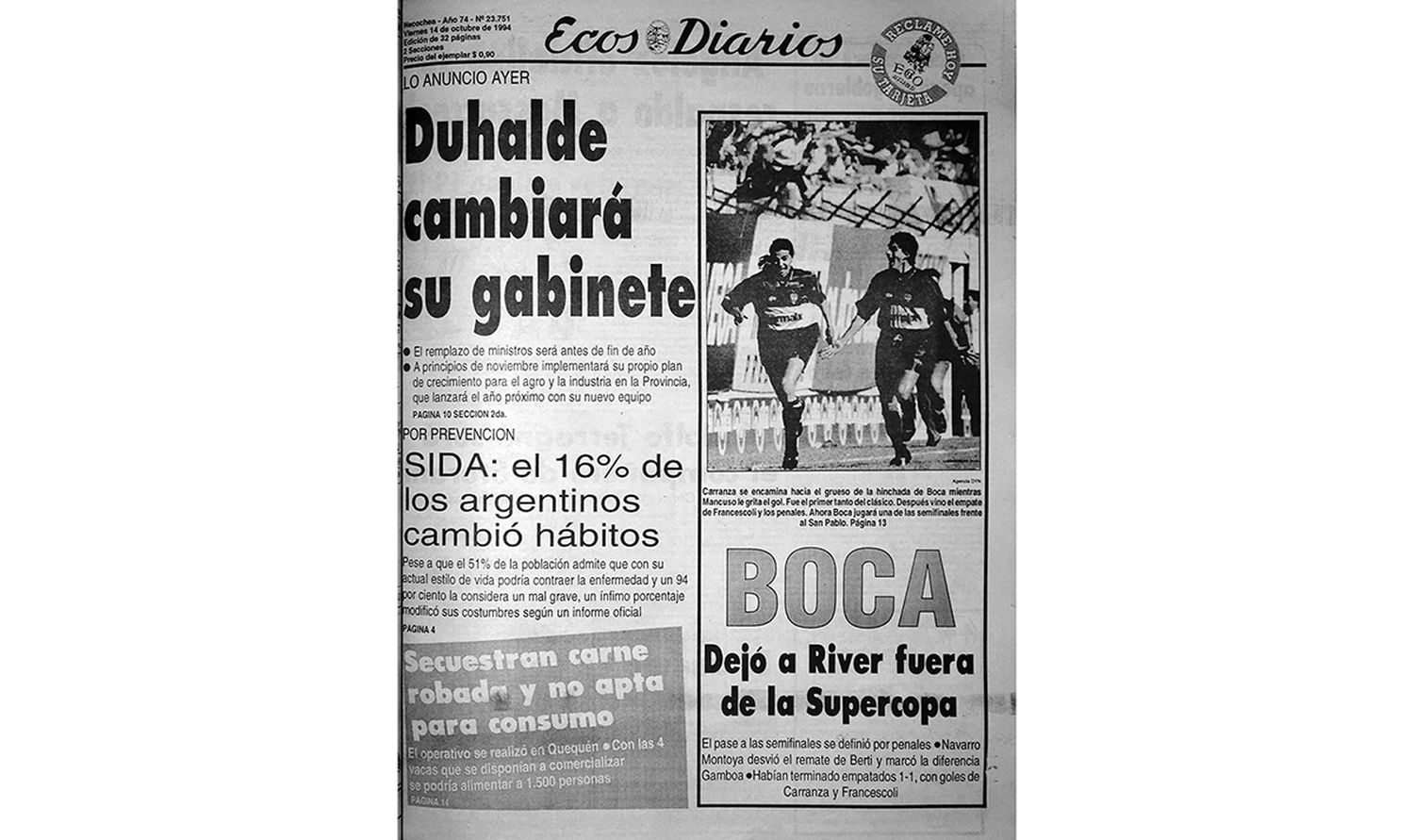 Viernes 14 de octubre de 1994