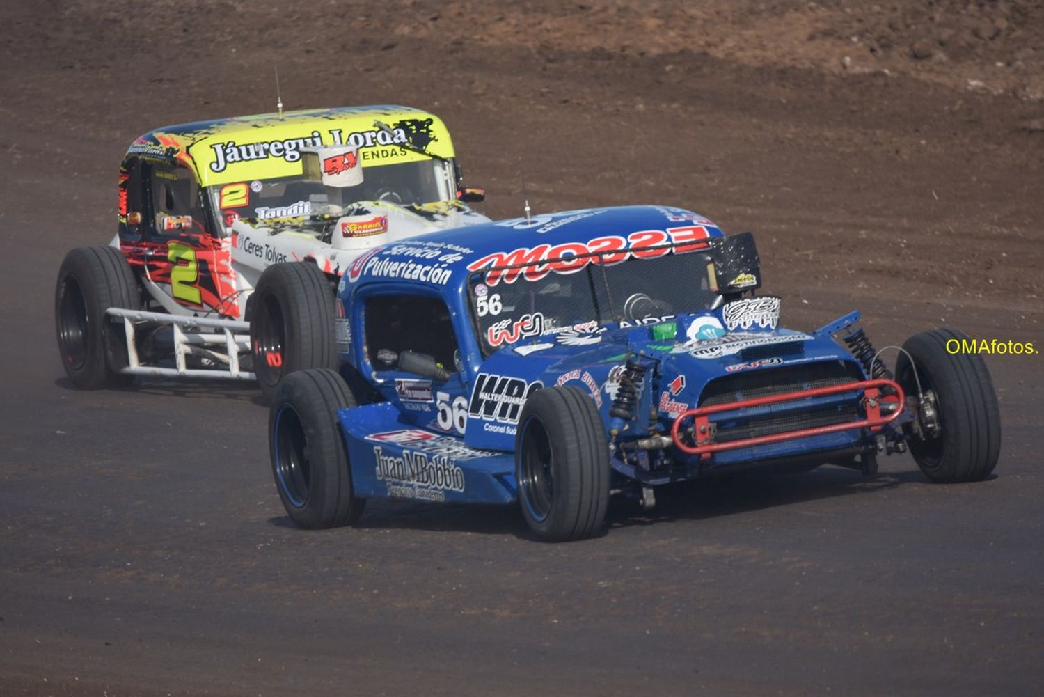 FOTO OSCAR ALBANO / LA VERDAD DE AYACUCHO Guarino y Mariano Romeo, en la primera final de TC del 40.