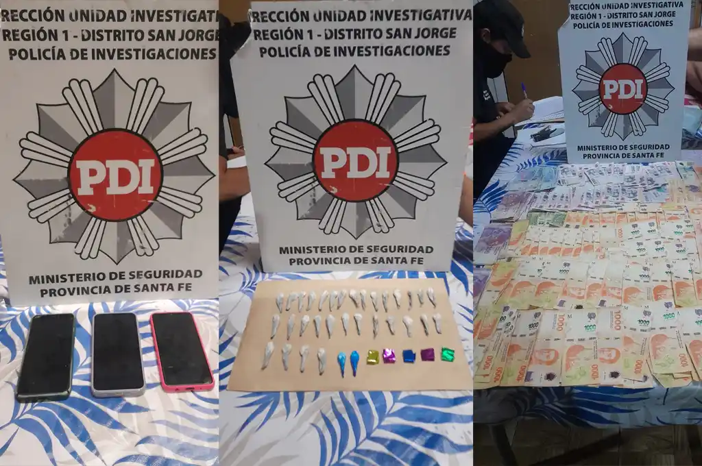 Tenencia de drogas y armas de guerra: hay cuatro aprehendidos tras tres allanamientos en la región