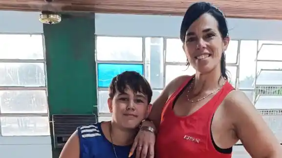Sole y su hijo Facundo