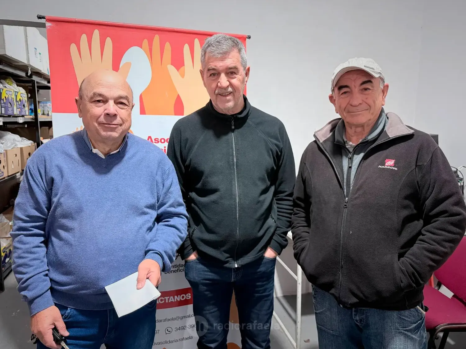Osvaldo Audagna - presidente de la Asociación / Daniel García, tesorero / Carlos Trullet - Vocal	La Asociación Civil Iniciativa Solidaria realizará su primera Cena Anual a beneficio