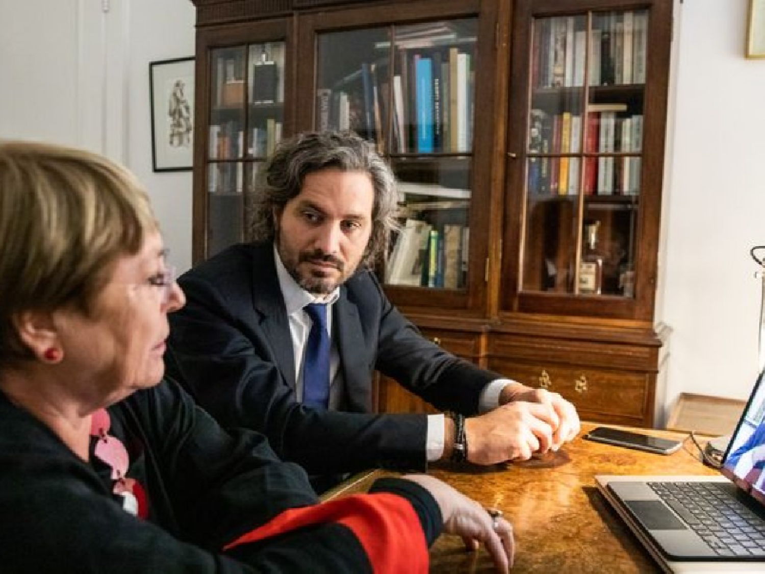 Fernández se reunió con Bachelet y habló sobre el conflicto entre Rusia y Ucrania
