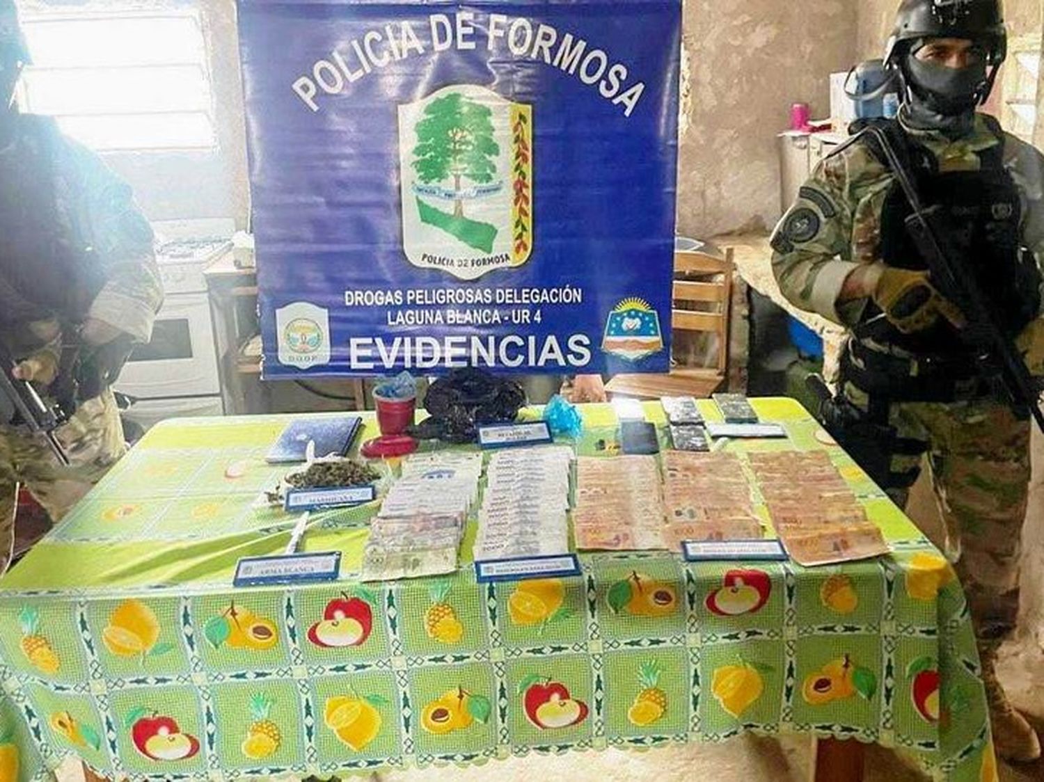 Anularon centro de distribución de drogas en El Espinillo