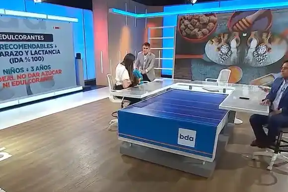 VIDEO | Una nutricionista se desmayó en vivo en el noticiero y preocupó a todos los televidentes: ¿qué pasó?