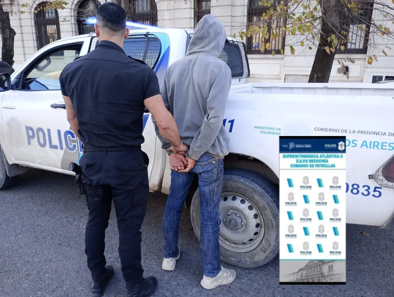 En Comisaría Primera, quedó alojado uno de los buscados