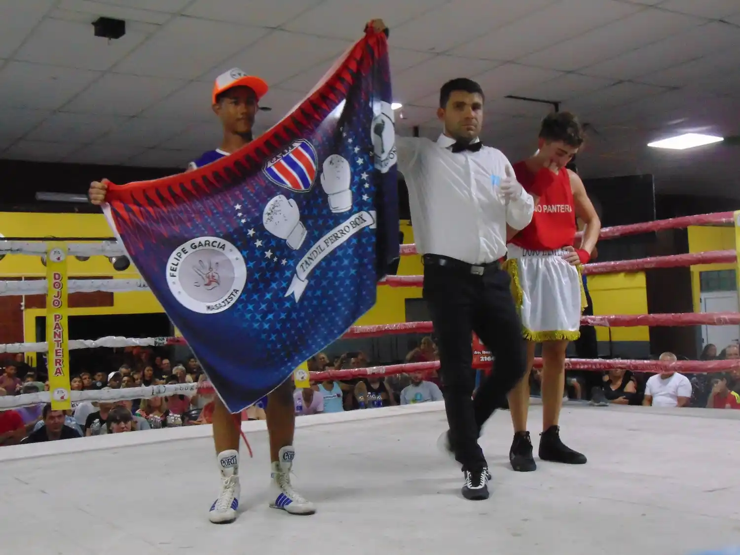 Santiago Galván, declarado ganador. (Foto de Gustavo Burgardt).