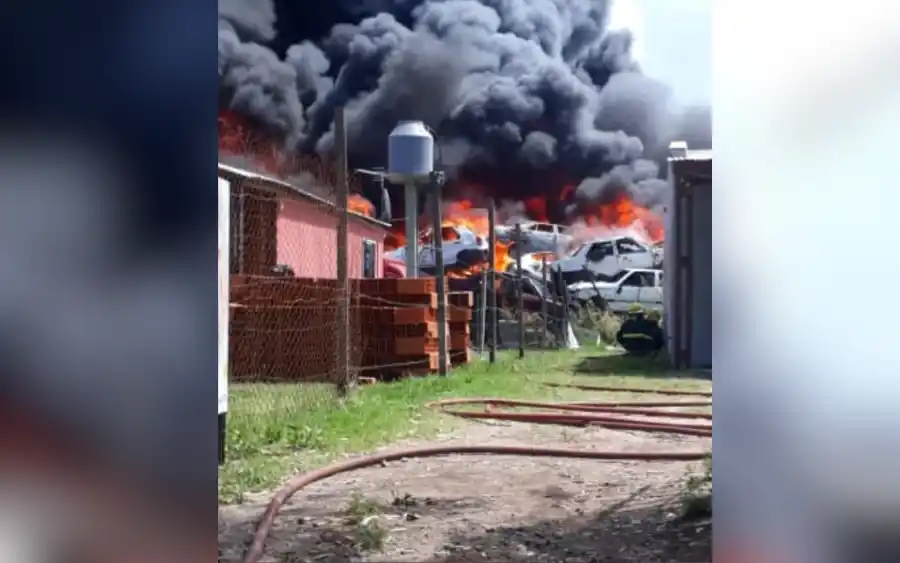 Incendio en Don Orione