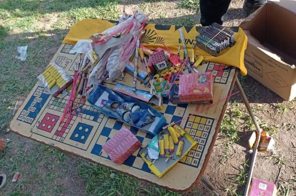 En “la previa” de Navidad, secuestran cerca de mil cajas de fuegos artificiales en Santa Fe y Santo Tomé