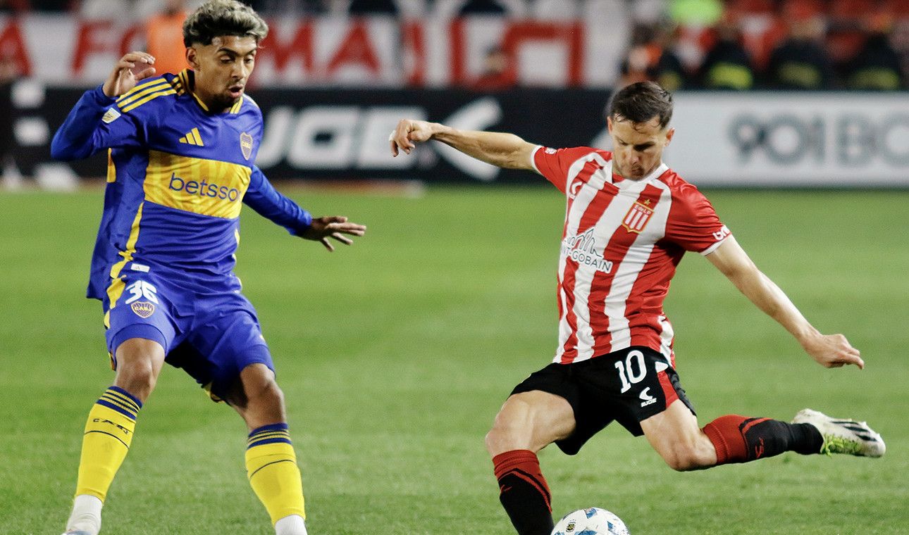 Boca y Estudiantes igualaron 1-1 en un partido con polémicas
