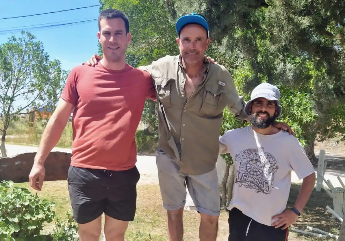 Tassaroli, Miguel y Muller, en el podio.