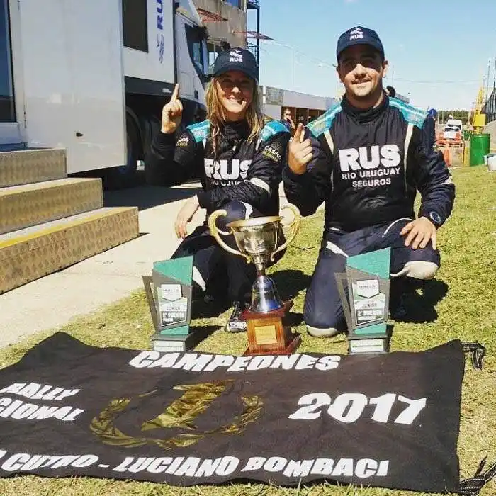 Nadia Cutro  rememoró el campeonato  argentino de Rally