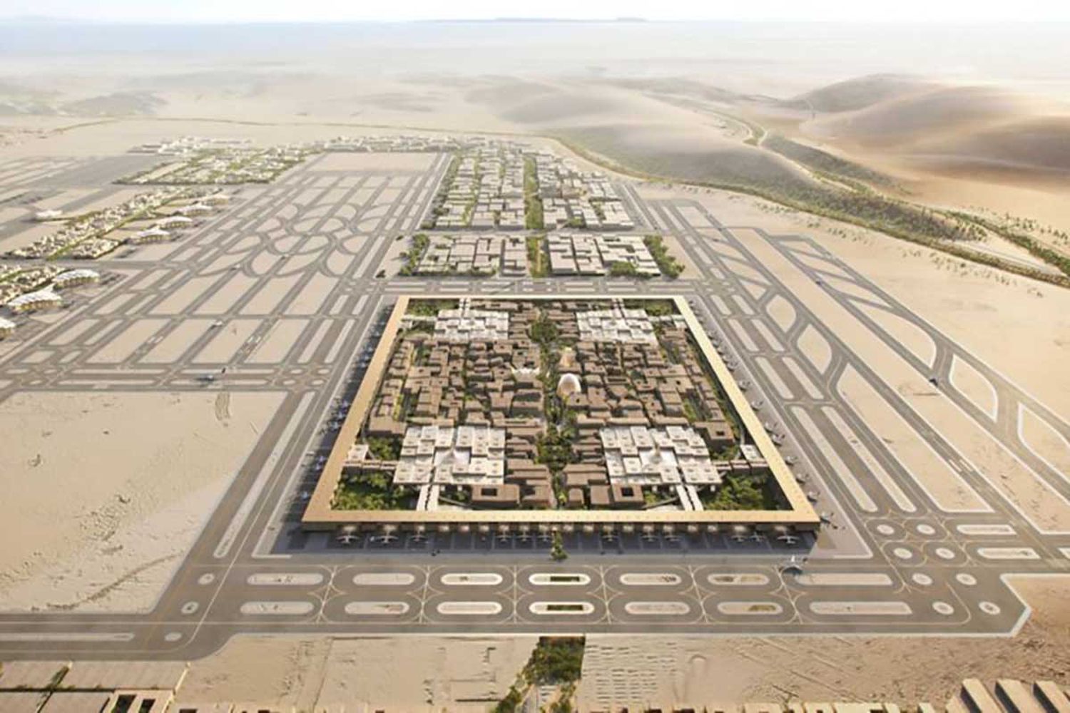 Uno de los aeropuertos más grandes del mundo, con 6 pistas, se terminará de construir para 2030